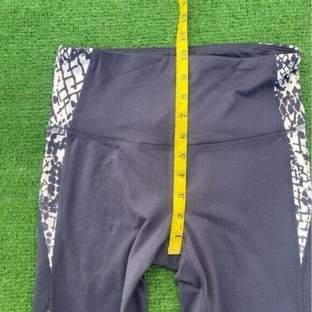 Champion Navy Blue Woman's Workout Leggings High Waisted Cropped Size S - Picture 4 of 7
